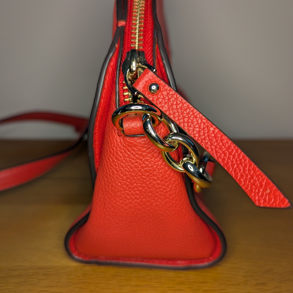 Kate Spade Larchmont Avenue Logo Tory Crossbody - Red - EUC - Picture 9 of 13